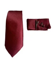 Coffret cravate rouge bordeaux Bill Tornade