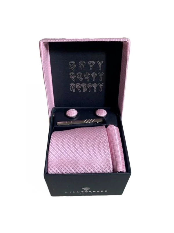 Coffret cravate rose Bill Tornade