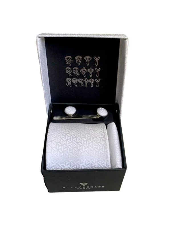 Coffret cravate blanche Bill Tornade