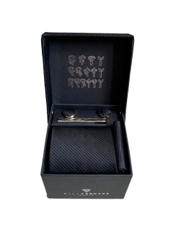 Coffret cravate noire Bill...
