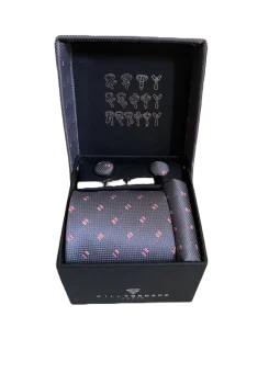 Coffret cravate grise...