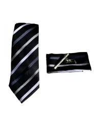 Coffret cravate noire fantaisie 01 Bill Tornade