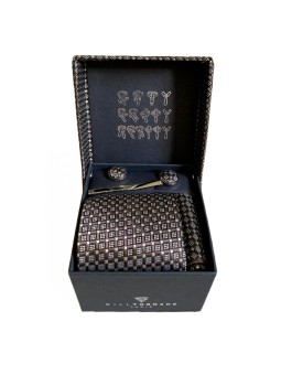Coffret cravate marron...