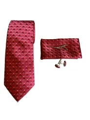 Coffret cravate rouge fantaisie 02 Bill Tornade