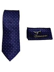 Coffret cravate bleu fantaisie 03 Bill Tornade