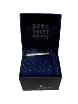 Coffret cravate bleu...