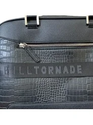 Sacoche d'ordinateur mixte croco Bill Tornade