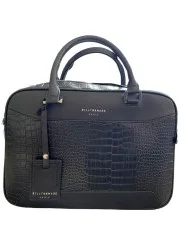 Sacoche d'ordinateur mixte croco Bill Tornade