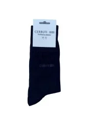 Chaussettes bleues en fil d'Ecosse Cerruti 1881