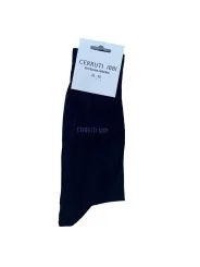 Chaussettes bleues en fil d'Ecosse Cerruti 1881
