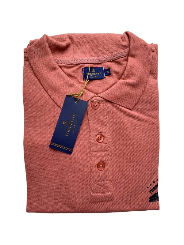 Polo rouge manches courtes Torrente – Homme