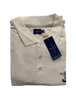 Polo beige manches courtes...