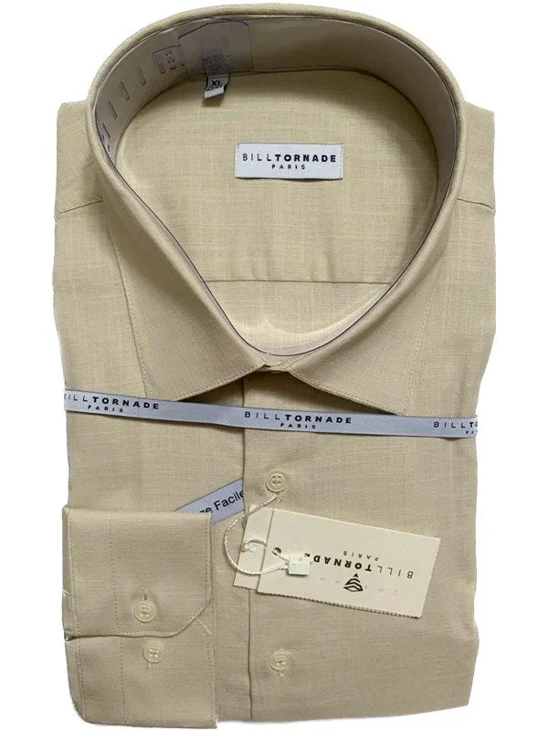 Chemise naturel coton slim Bill Tornade