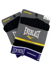 lot de 2 boxers bleu/noir Everlast