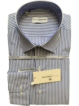 Chemise blanche à rayures...