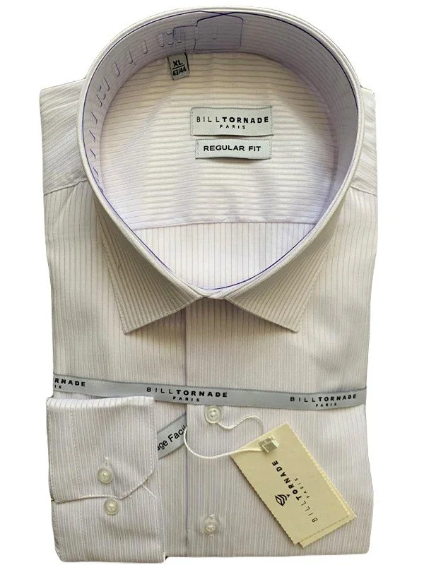 Chemise blanche à rayures Régular Bill Tornade