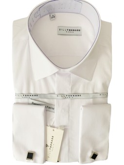 Chemise blanche à boutons...