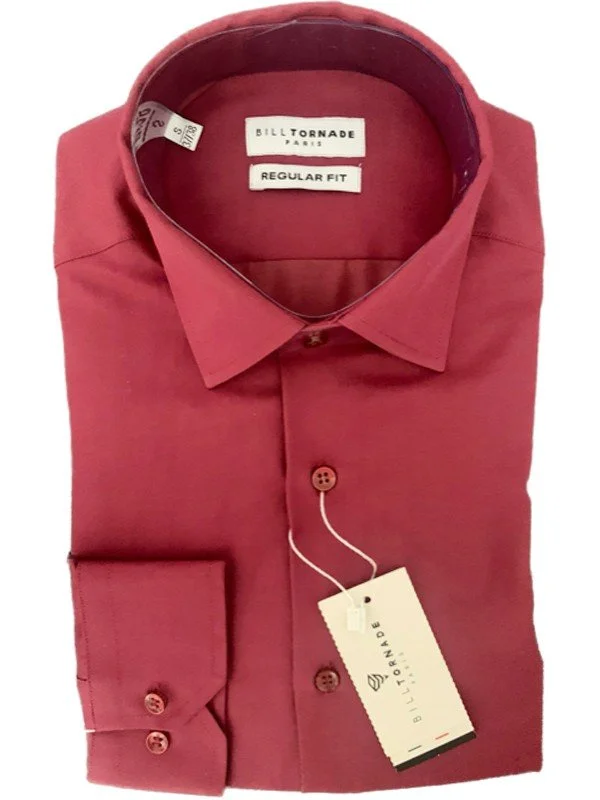 Chemise bordeaux Régular Bill Tornade
