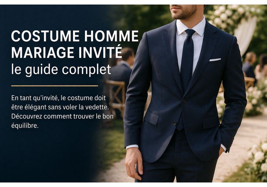 Costume homme mariage invité : le guide complet