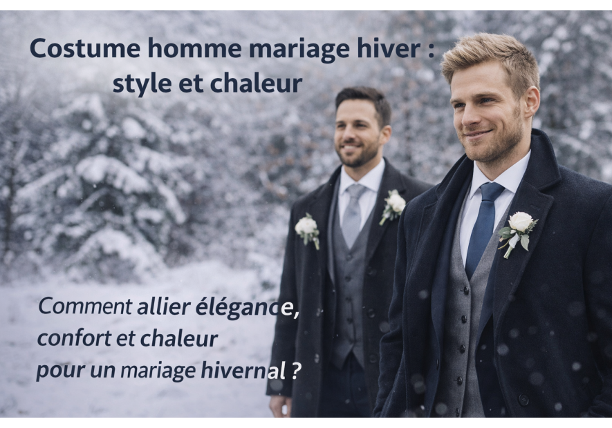 Costume homme mariage hiver : style et chaleur